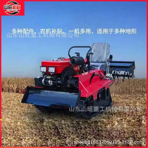 新款ERE微机农用小型耕地机四耕履带旋耕机四松土驱机水轮旱两用
