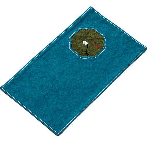 古风窗景棉麻干泡茶席茶桌布垫家用桌旗中式禅意茶具茶道配件