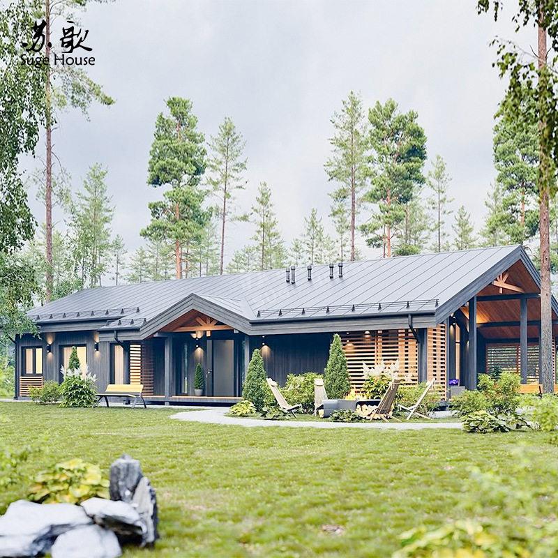 厂家直销镀锌钢结构主体住宅设计建造预制模块化房屋农村自建房