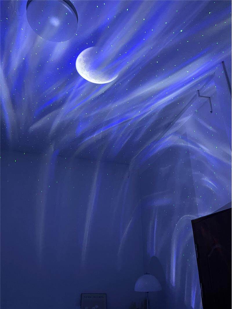 товар из китая 2亿公里北极光星空投影气氛灯浪漫小夜灯满天星生日礼物 MU/Wah/Sha