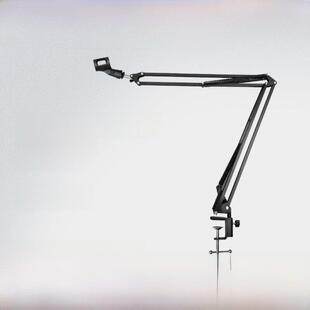 桌面悬臂支架话筒架向支架桌面话筒支架固定话筒夹