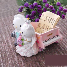 三丽鸥Hello Kitty丹尼尔手机支架手机座首饰盒收纳盒儿童礼物