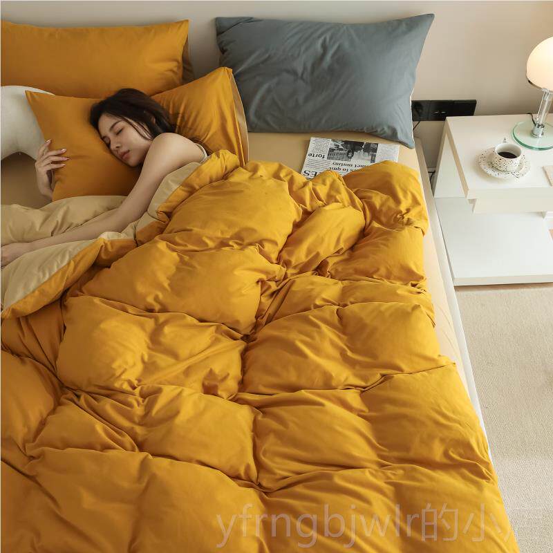 新款A儿类婴级针织天竺棉裸四件套件纯棉学生宿舍三4套睡床单床笠