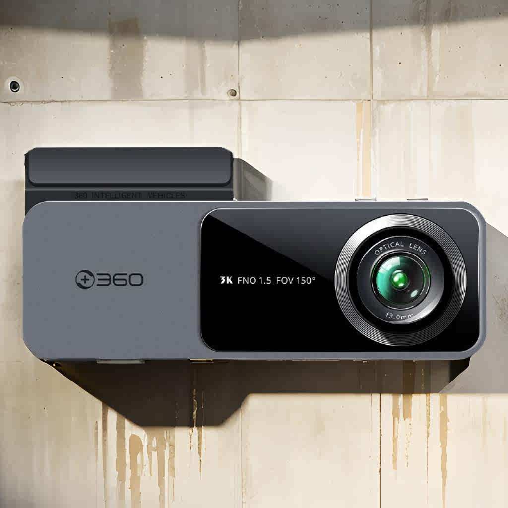 360行车记录仪K580Pro超清夜视3K车载汽车24小时停车监控缩时录像