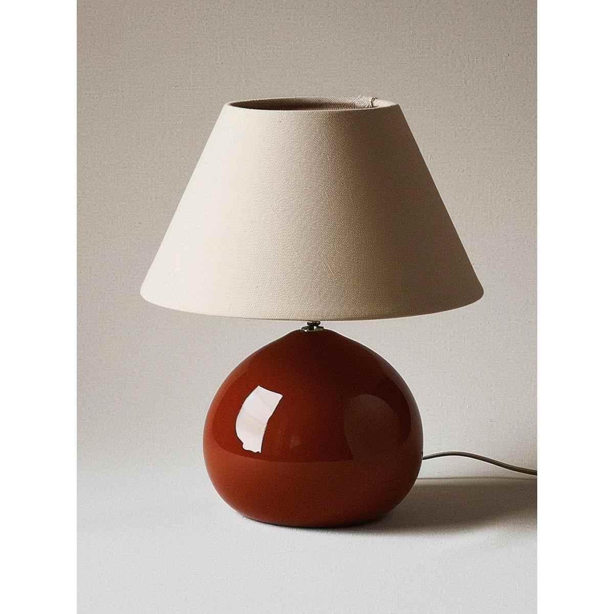 法式中古台灯可爱栗子设计师复古日式简约卧室床头红色氛围灯casa