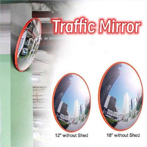 Traffic Convex Mirror Wide Angle Blind Spot Corner Roads