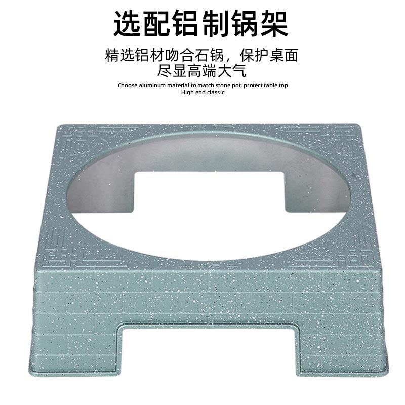 日韩料理石锅拌饭酒店家用专用韩式煲仔饭天然石碗海鲜抗裂石烤盘