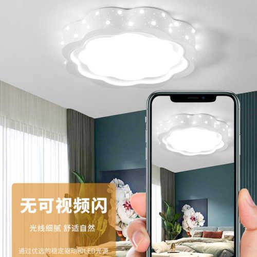 现代灯简约客厅吸顶灯长方形阳台卧室灯具吊灯led圆形家用大气
