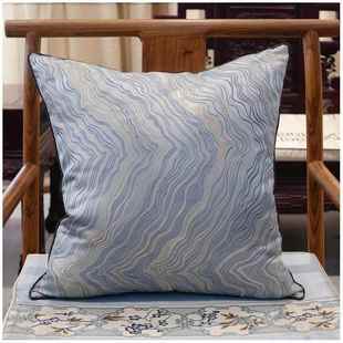 现代轻奢新中式 高精密提花面料抱枕桌旗窗帘坐垫沙发红木家具面料