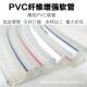 PVC透明纤维增强软管 pvc网纹蛇皮管 线管塑料水管花园管整卷