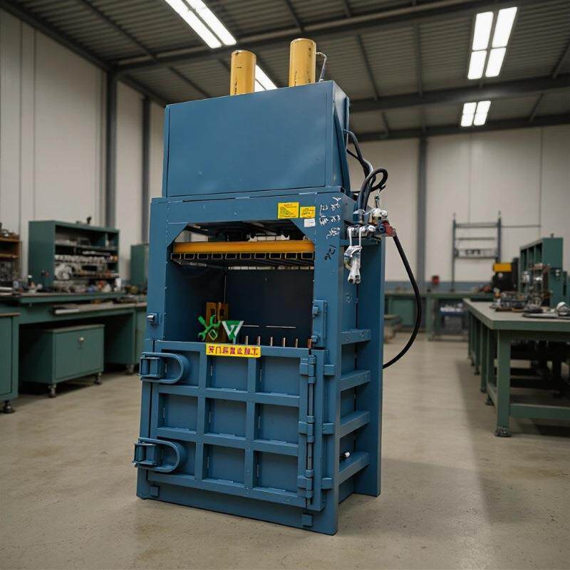 油桶铁皮液压打包机可乐瓶饮料瓶压缩捆包机双杠纸壳压缩出包设备