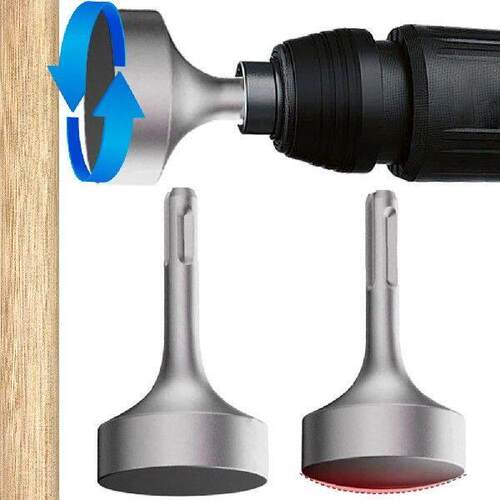 Ground Rod Driver Forged Steel Drill Bit Flat and Curved