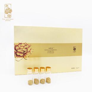 菏泽特产尧舜牡丹花蕊茶丹凤牡丹花茶精美礼盒1.5g*20瓶