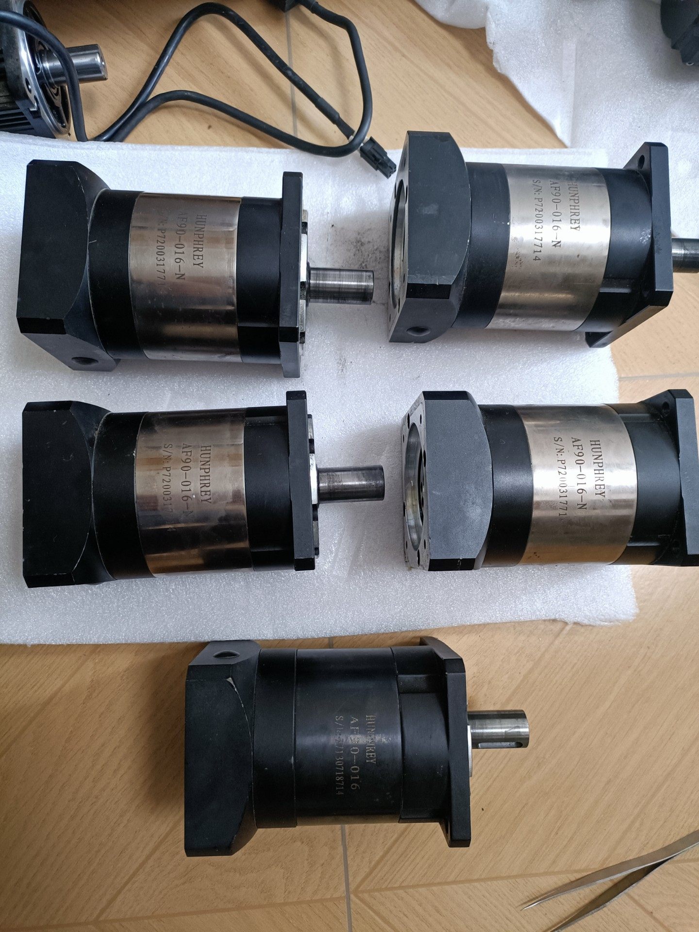 HUNPHREY减速机5台，精密行星减速机，80伺服电机上拆