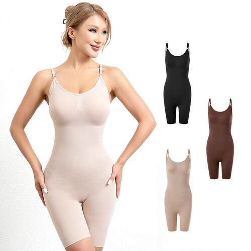 Jumpsuit, plus size, tight fitting shapewear, women's