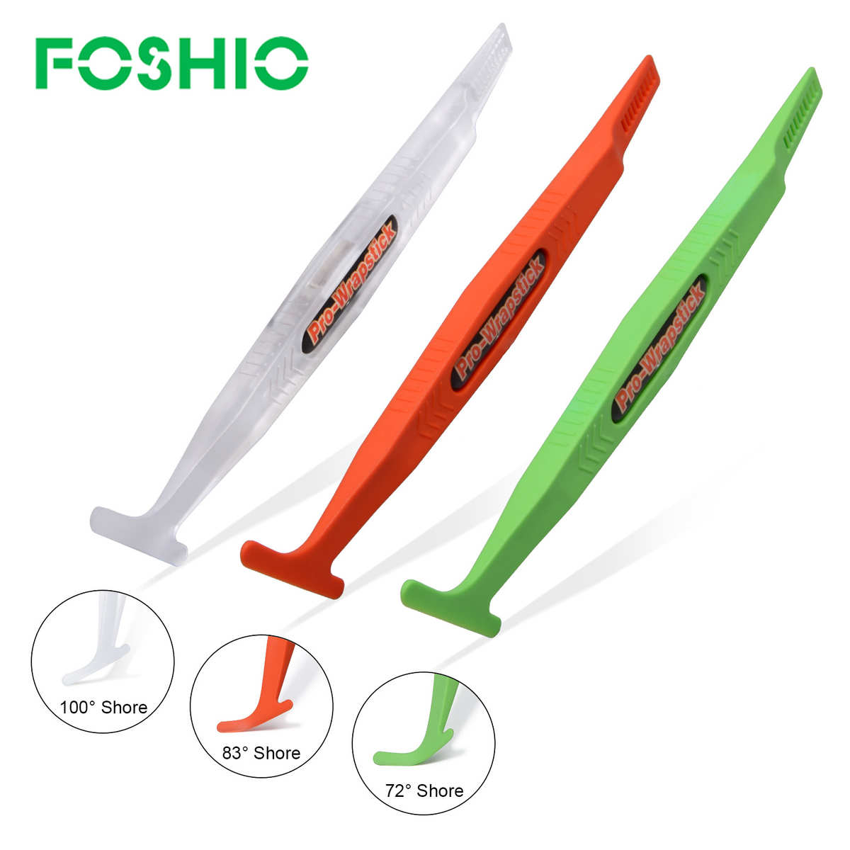 厂家直销FOSHIO批发汽车贴膜小刮板三件套贴膜工具缝隙改色膜磁性