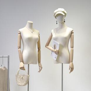 服装店女模特道具半身橱窗假人台人偶韩版女装人体模特展示架全身
