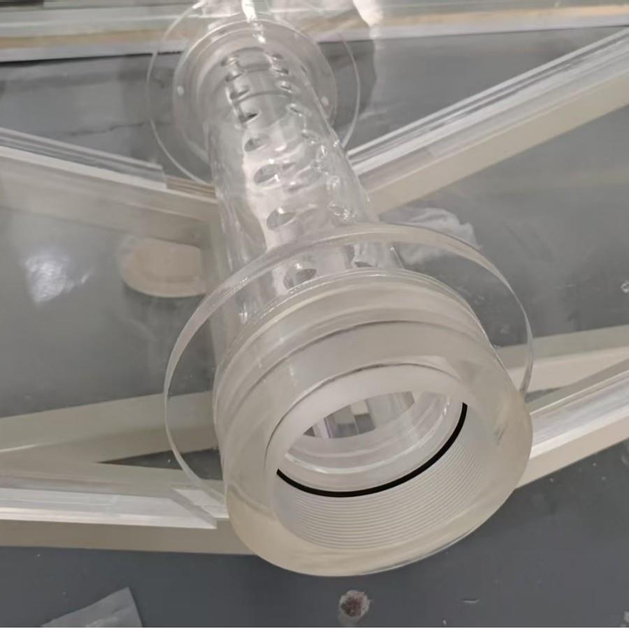 亚克力圆管打孔雕刻切割 有机玻璃透明圆管实验仪器图片