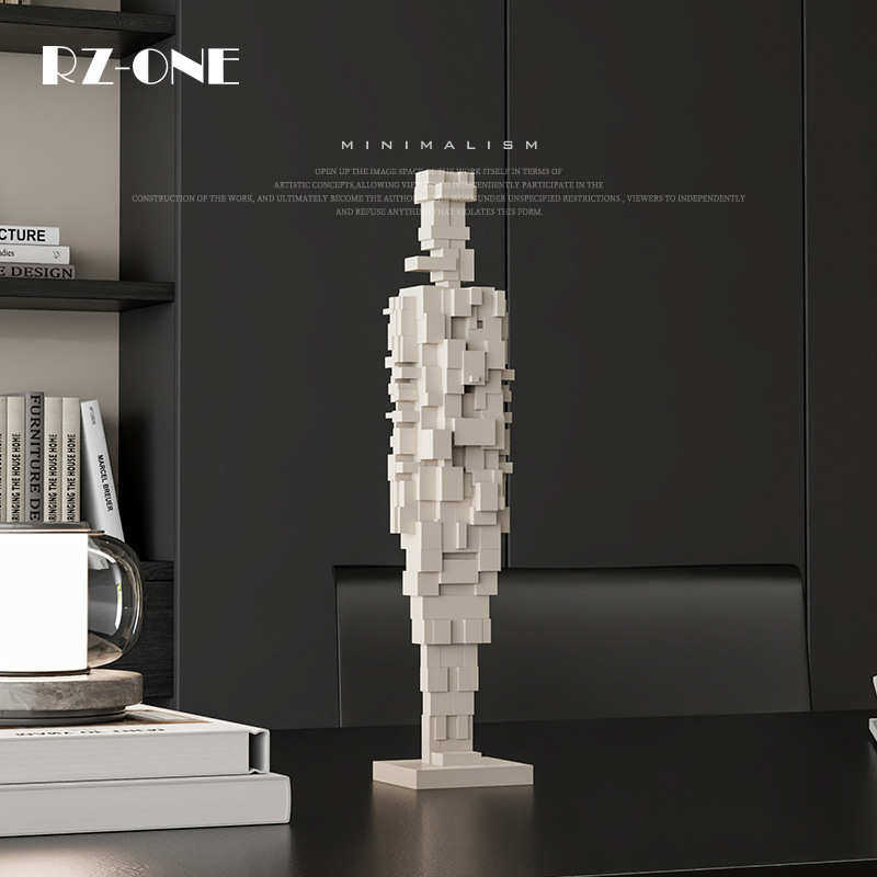 匠十三 创意抽象马赛克积木人物简约软装饰品客厅书房柜摆件,家居饰品,装饰摆件,淘宝优惠券,粉丝福利购,淘宝优惠卷