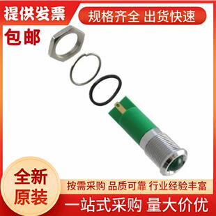 APEM 孔 绿色LED面板指示灯 14mm安装 IP67 24V Q14P1CXXG24E