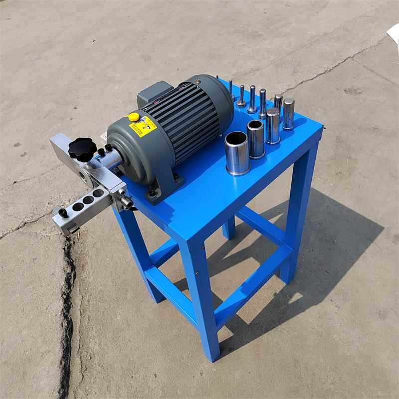 两自动胶管切割剥胶用机 液压管压管剥皮HJBJ-51皮油机 管子扒机