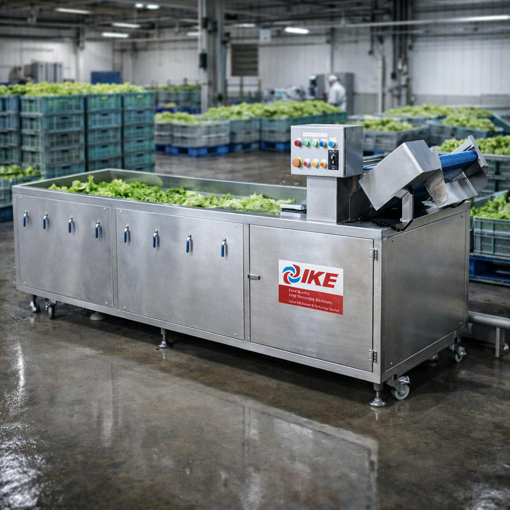 IKE果蔬清洗机600L大容量适合各种水果蔬菜加工清洗生产1000kg/h