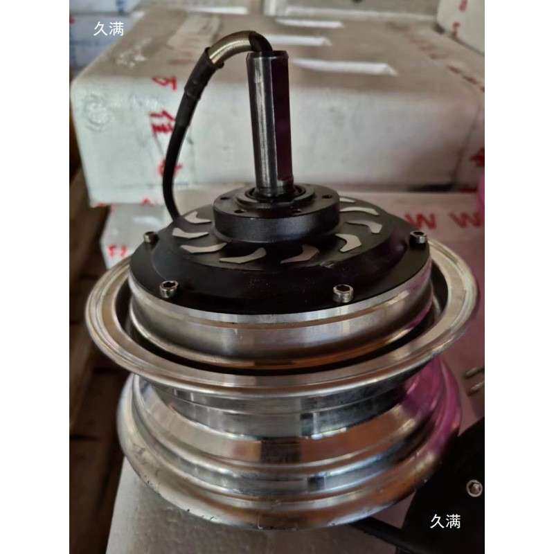电动三轮后轮毂单边轴电机 轮毂鼓刹电机老年车轮毂后轮电机10寸