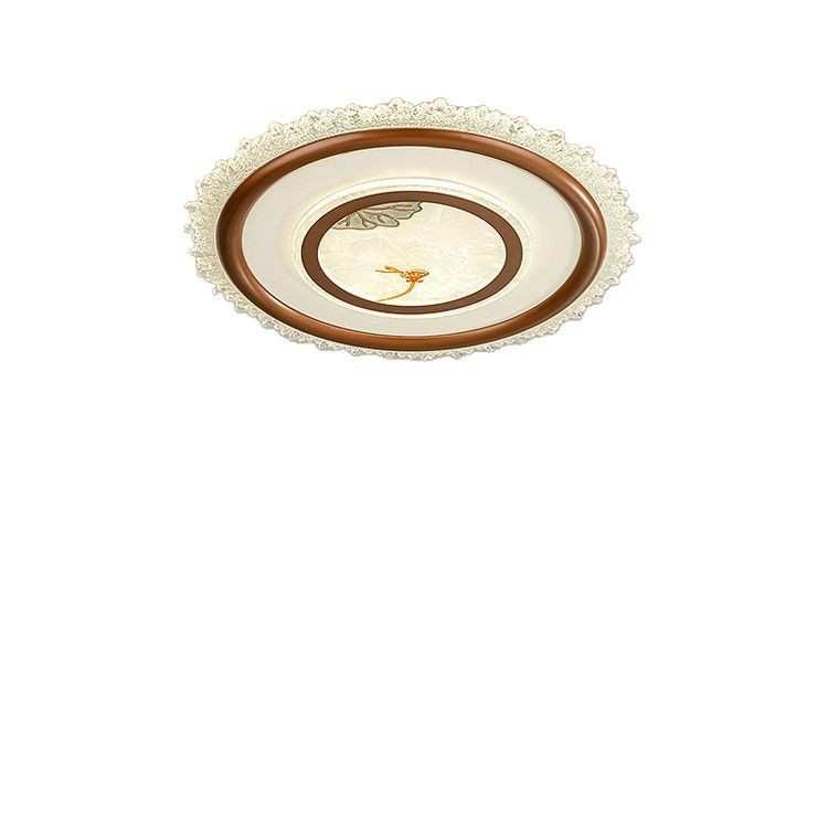 中古风卧室灯护眼吸顶简约房间主卧次卧圆形书房高亮2025新款灯饰