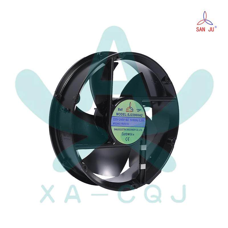 SJ206HA2BUBSANJ全UN/三0巨22V220620圆铁叶耐高温电气柜风扇