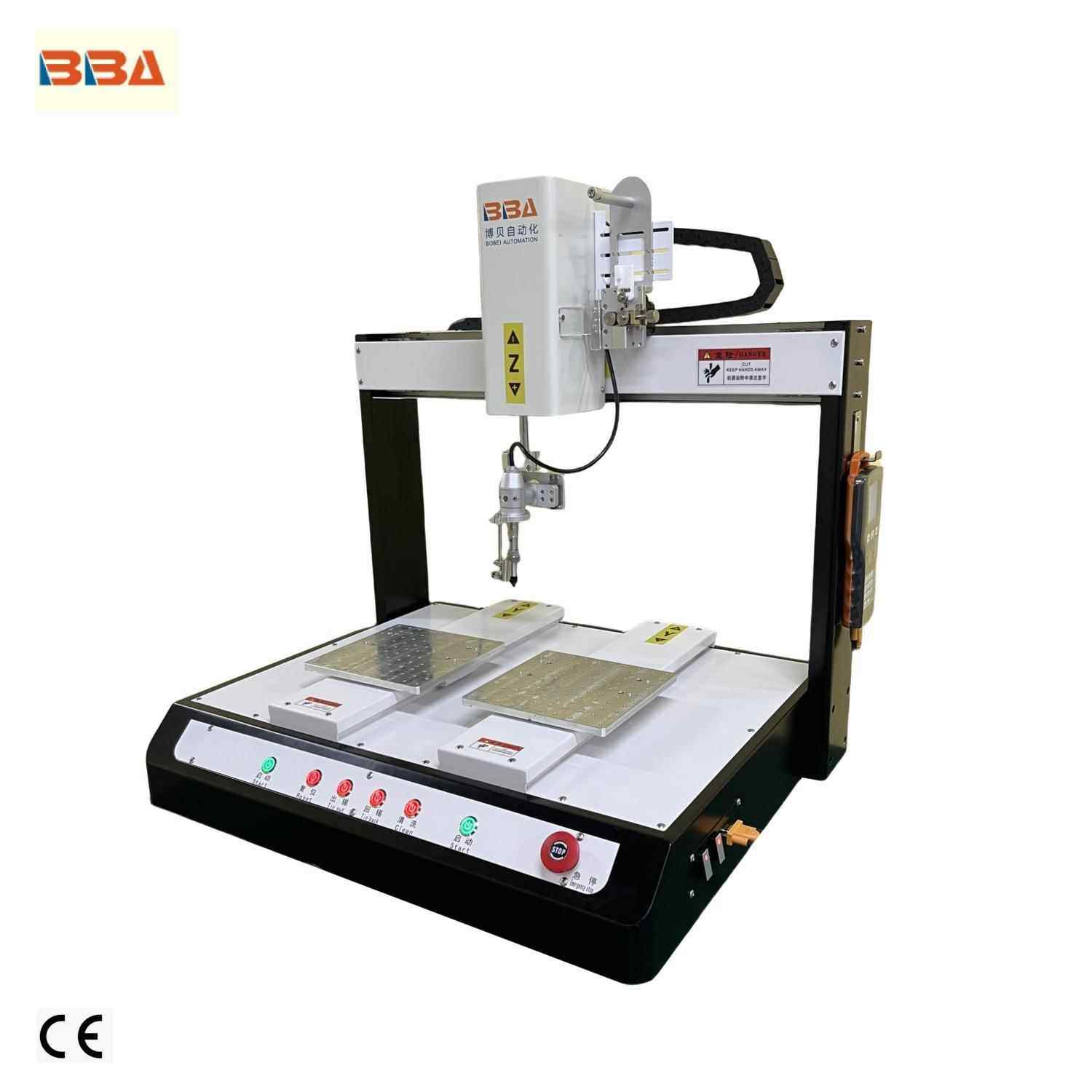 博贝025动新2款锡自动焊机全自桌面式单头双工位焊DTO锡设备生产