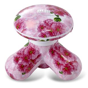 正品充电迷你按摩动器手持电三角震动部头颈椎用腰部腿背部多家功