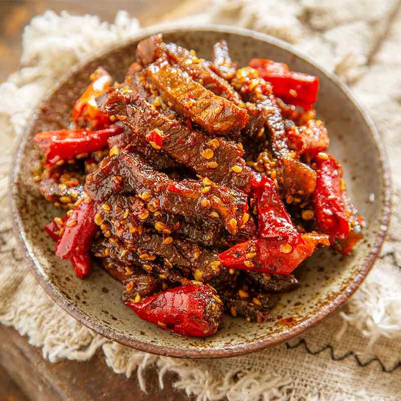飘零大叔麻辣牛肉条48g麻辣藤椒牛肉干解馋追剧零食休闲川味小吃