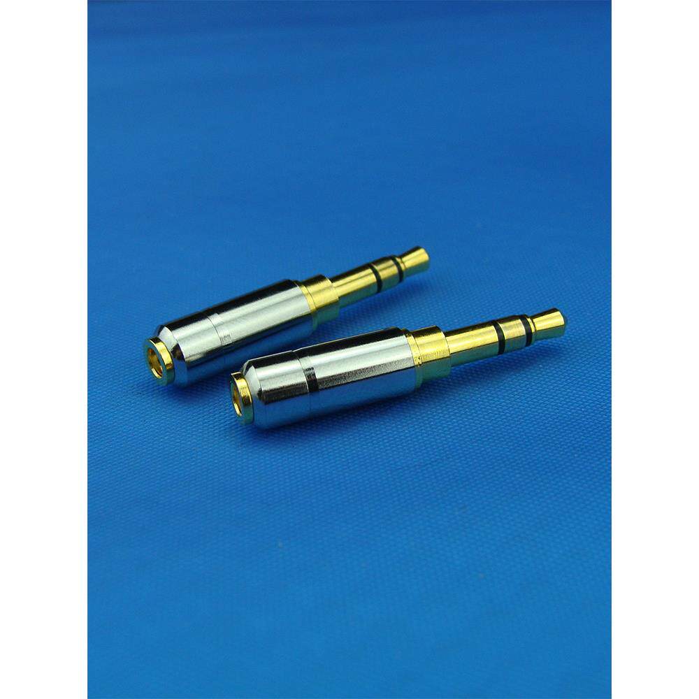 定制3.5mm公头转MMCX母座耳机转接器头戴式耳机转换头舒耳插拔式A