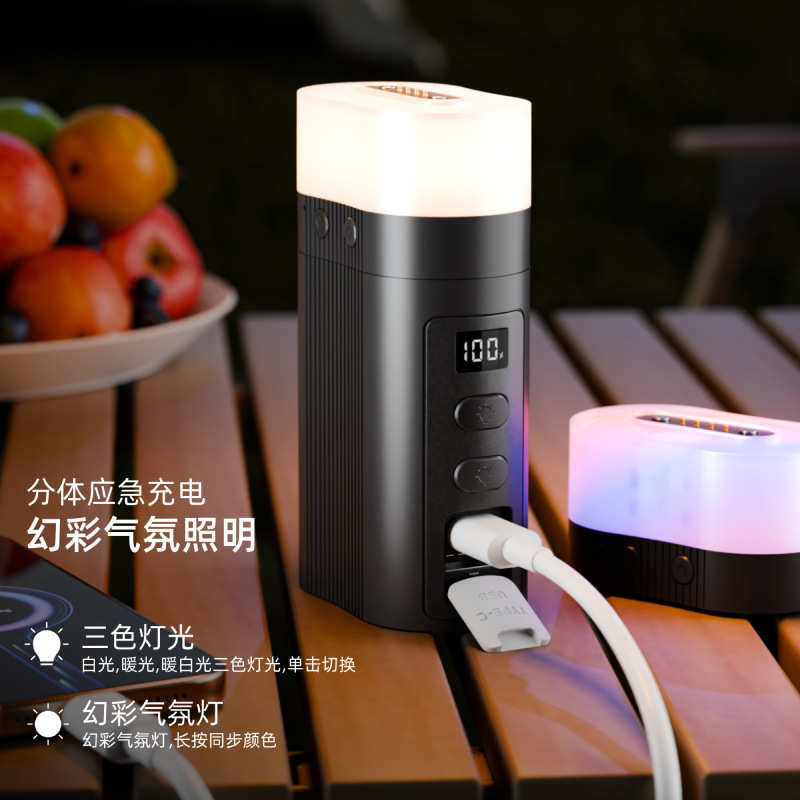 照明灯便携帐篷野营吸新款户外2025磁灯山地多功能灯露营充电