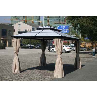 户外凉亭小木屋农村小院雨棚别墅庭院中式院子亭子室外遮阳棚