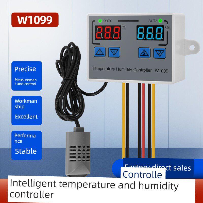 Xd-W1099计算机数显智能双控数显温湿度控制器双显双控可调温控器