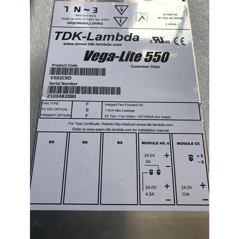 Vega-Lite550电源V502CRD现货OK带质保秒发货