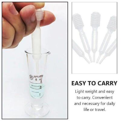 20 Pcs Disposable Dropper Fluid Measurement Droppers