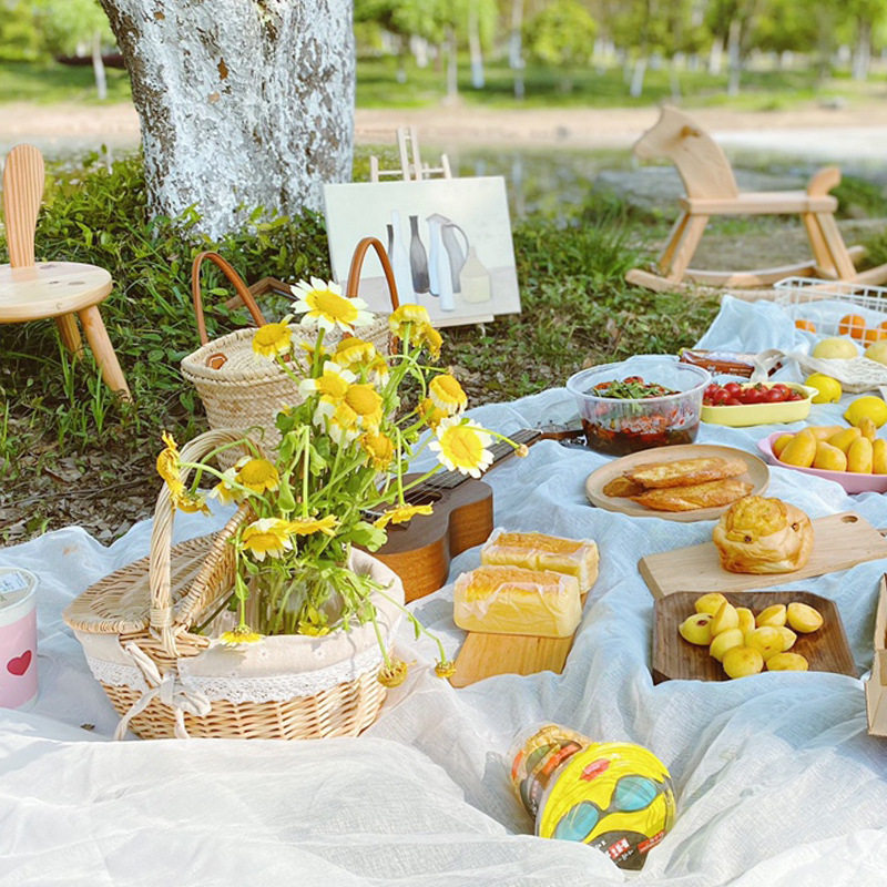 海新柳藤编织收纳筐篮子田园风椭圆野餐篮露营水果采摘篮置物篮,收纳整理,其他收纳篮,淘宝优惠券,粉丝福利购,淘宝优惠卷