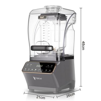 RAF 欧规 家用强劲动力高功率1200w 冰沙思慕雪搅拌机触屏R.2941