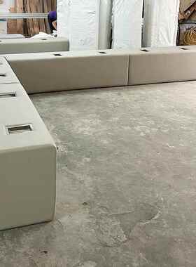 候防撞椅等候椅可自接由组合拼软包审带无品牌/卡扣锁槽