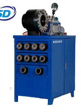 立式高箱1/4-2寸液压胶管锁管机380V三相电油管扣压机压管机