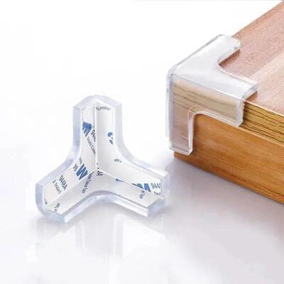 4Pcs Baby Safety Silicone Protector Table Corner Edge Protec