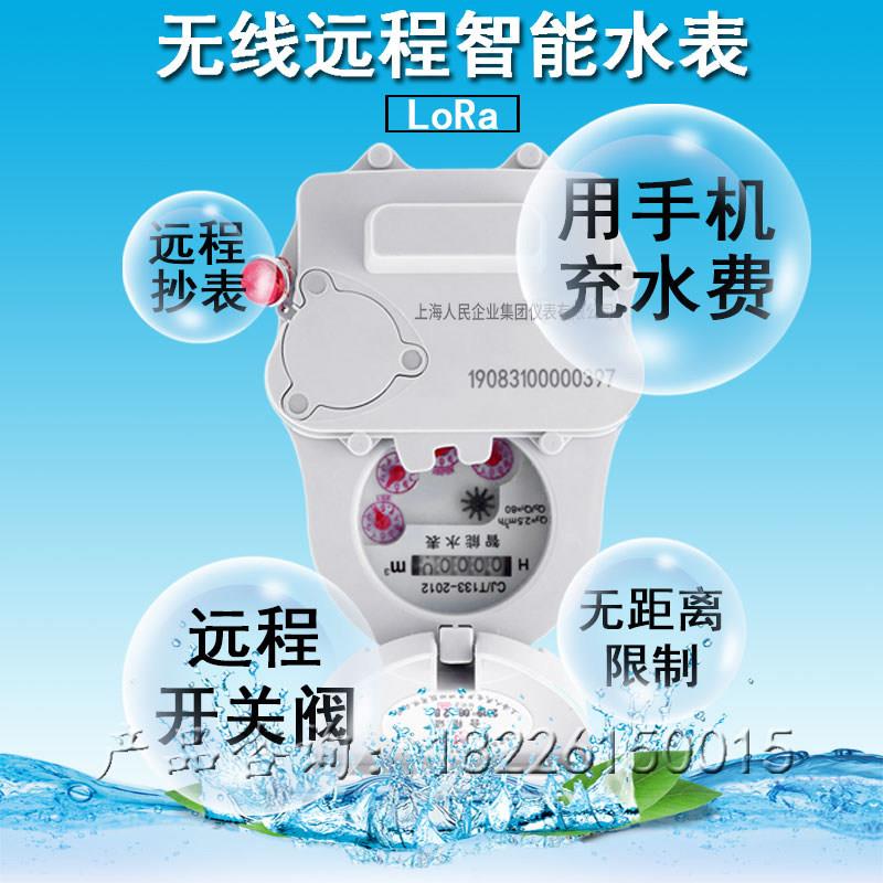 上人民LoRa智能远水程水表抄无线 线表远传公寓NB-IoT阀控海预付