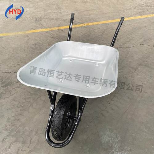 独轮车加厚推车建农手推推车WB6筑4用00镀锌车斗小车车286拉货车