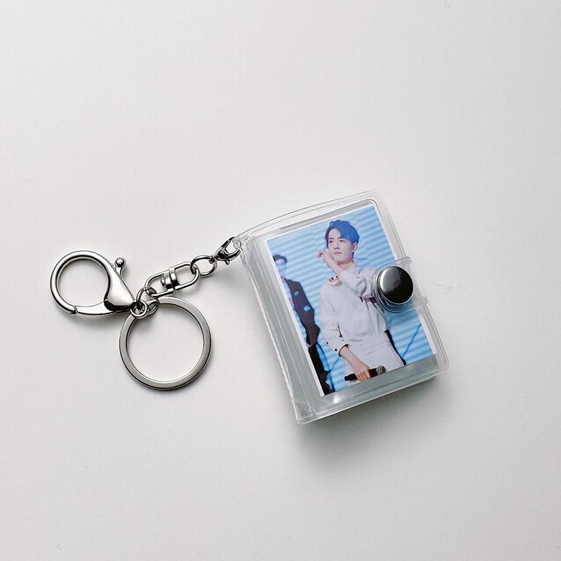 MINI钥匙扣相册大头明星卡册收纳