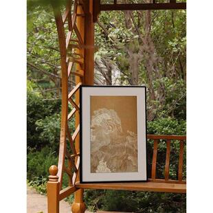 厅装 饰画禅复室意茶书房国风抽象 美学A188vJ8S古风新中古客式 宋式