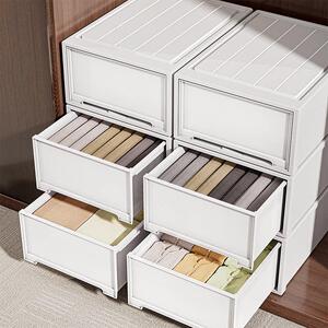 星优抽屉式收纳柜桌下储物柜内衣衣服收纳箱家用抽屉柜卧室床头柜