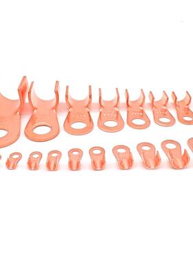 国标开T口铜鼻子O60A15EDG/80A/100线耳接头电线-连接器卡子铜A接