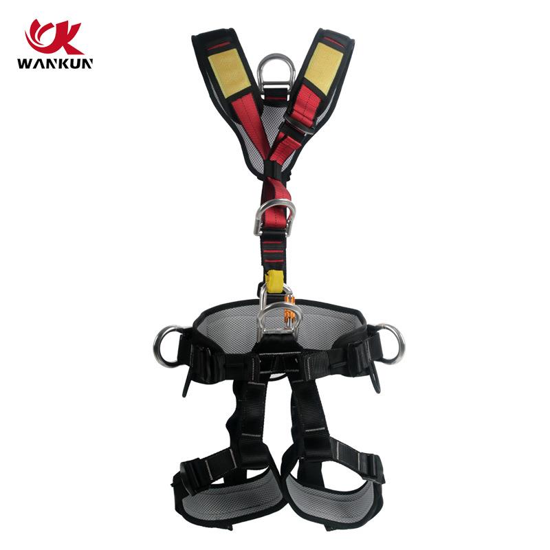 安坤高空作业全身EQA户防安全带外登山安攀岩坠落可拆卸五点式全